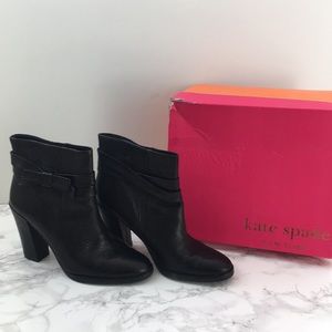 Kate Spade black booties